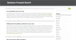 Desktop Screenshot of businessfocusedsearch.com